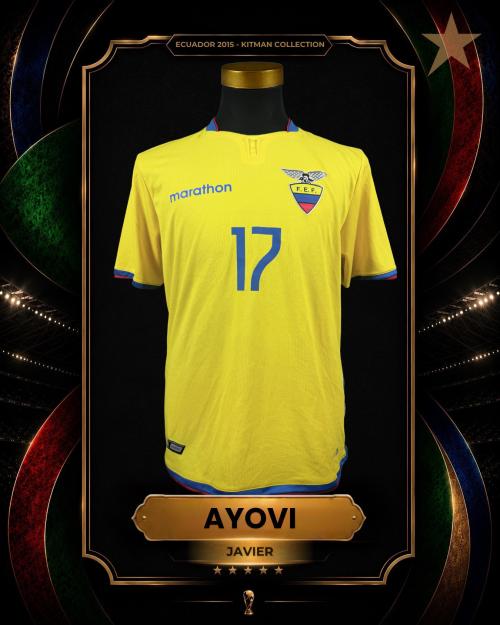 64   -  JAVIER AYOVÍ #17 | 2015 ECUADOR AMERICA CUP | MATCH ISSUED vs CHILE | KITMAN COLLECTION