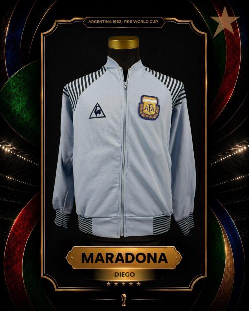 77   -  DIEGO MARADONA  | 1982 ARGENTINA PRE-WORLD CUP | WARM UP JACQUET