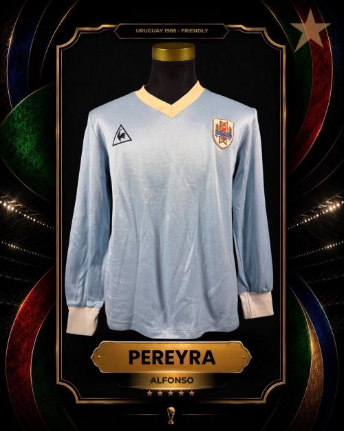90   -  DARÍO PEREYRA #14 | 1986 FRIENDLY | MATCH ISSUED