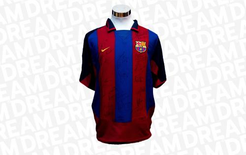 JAVIER SAVIOLA #7 | 2003-04 FC BARCELONA SPAIN | MATCH WORN